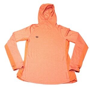 Simms Fishing Guide Series UPF Insect Shield Hooded Shirt Womens Medium Gorpcore